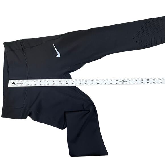Nike Women's Epic Lux Compression Leggings Perforated Black Sz Small - Picture 9 of 10